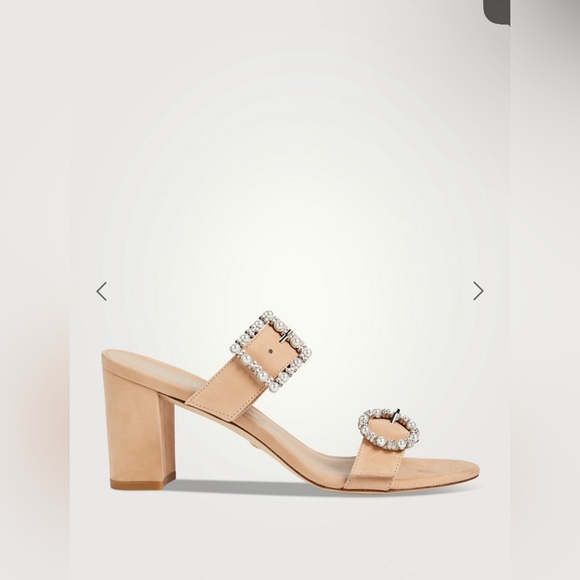 Stuart Weitzman Pearl Crystal Heels - Picture 2 of 8